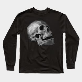 Low Poly Skull Long Sleeve T-Shirt